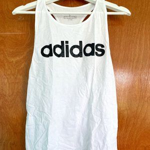 Adidas White Workout Tank Top